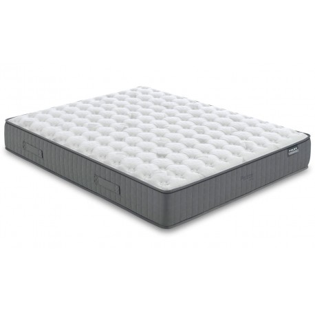Cajón de cama 120 x 200 con somier BUDDY - gris claro