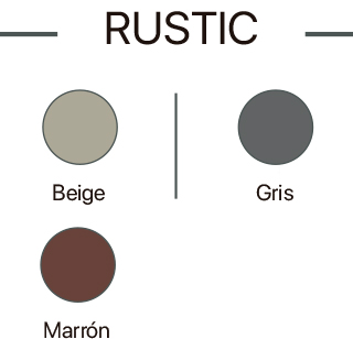 color flex tapizado rustic